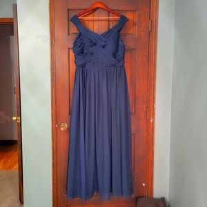 Dark Navy bridesmaid dress